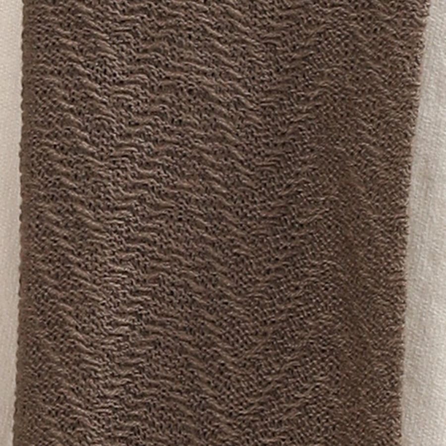 Men's Warm Brown Textured Muffler, Brown, large image number null