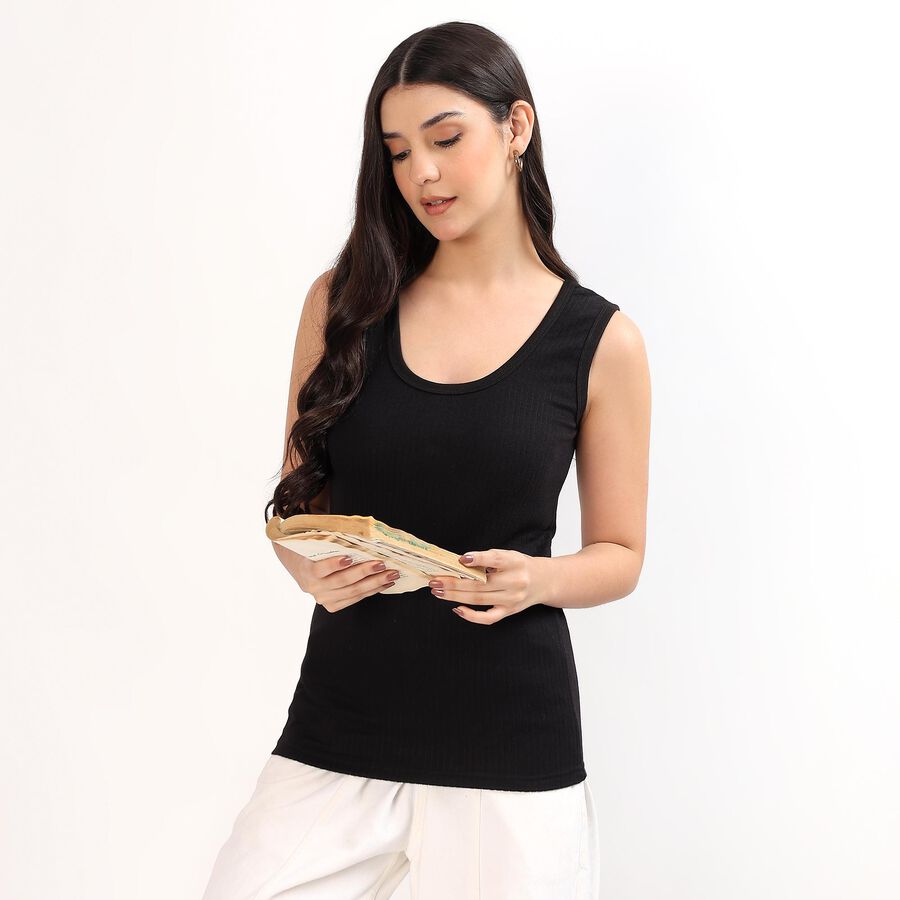 Ladies' Thermal, Black, large image number null