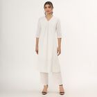 Ladies' Kurta , ऑफ व्हाइट, small