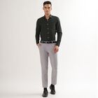Men's Dark Forest Green Classic Formal Shirt, Dark Green, small image number null