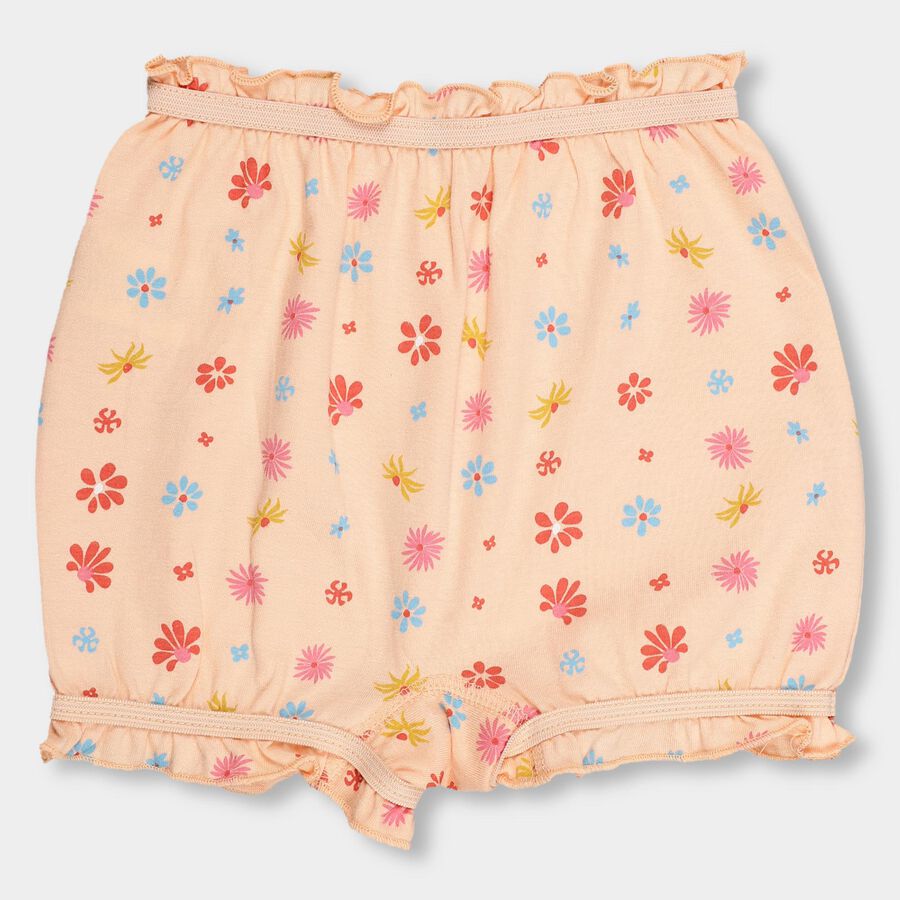 Girls' 100% Cotton Bloomer , पीच, large image number null