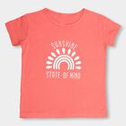 Girls' T-Shirt , Peach, small image number null