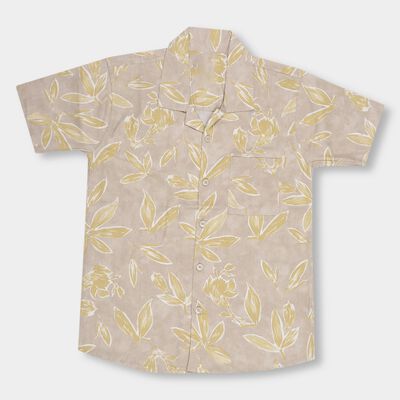 Boys' 100% Cotton Regular Collar Casual Shirt
