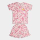 Infant Girls' 100% Cotton Short Set , गुलाबी, small image number null