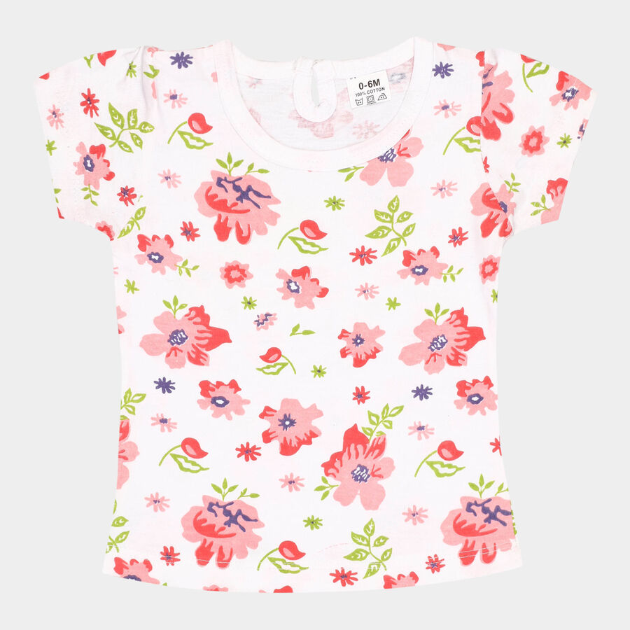 Infants Skirt Top Set, Light Pink, large image number null