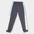 Boys' Charcoal Grey Jogger Pyjama, Melange Blue, small image number null