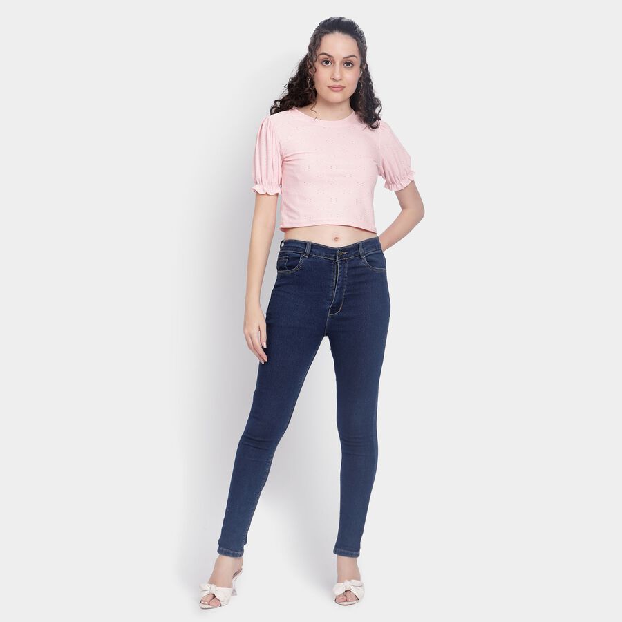 Ladies'  Crop  Top, Pink, large image number null