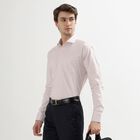 Men's Light Pink Cut Away Collar Slim Fit Formal Shirt, Pink, small image number null