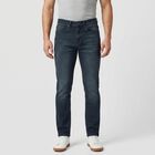 Men's Dark Green Slim Fit Washed Jeans, Dark Green, small