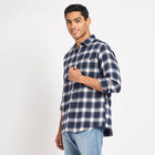 Checks Casual Shirt, Dark Blue, small image number null