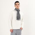 Men's Muffler, Melange Light Grey, small image number null