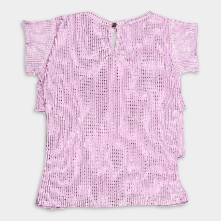 Girls' T-Shirt, लाइलेक, large image number null