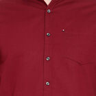 Cotton Solid Casual Shirt, Maroon, small image number null