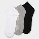 Men's Socks (Pack of 3), काला, small image number null