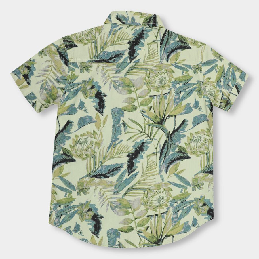 Boys' 100% Cotton Casual Shirt , Light Green, large image number null