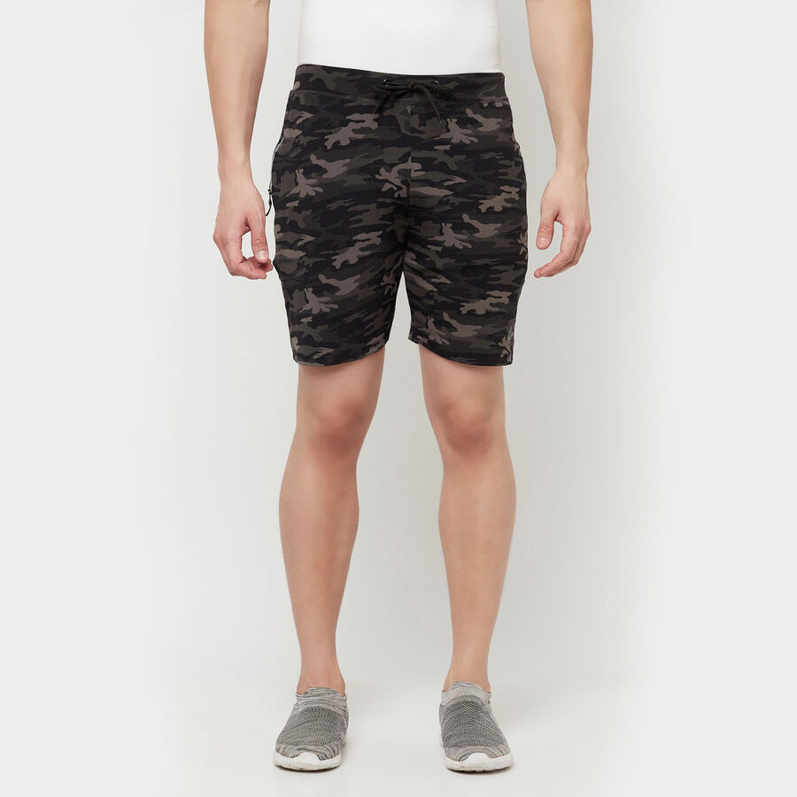 Printed Active Bermuda, Brown, large image number null