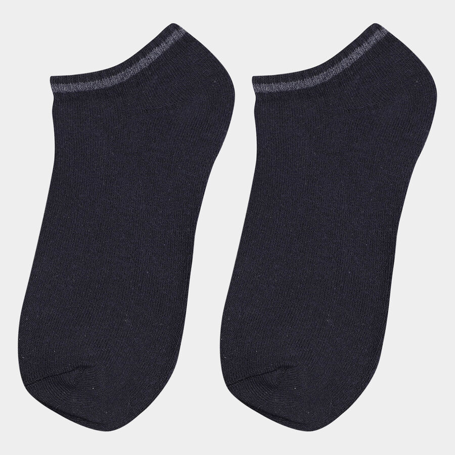 Motif Formal Socks, Navy Blue, large image number null