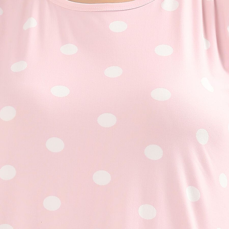 Ladies' Nighty , हल्का गुलाबी, large image number null
