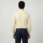 Men's Beige Classic Formal Shirt, Beige, small