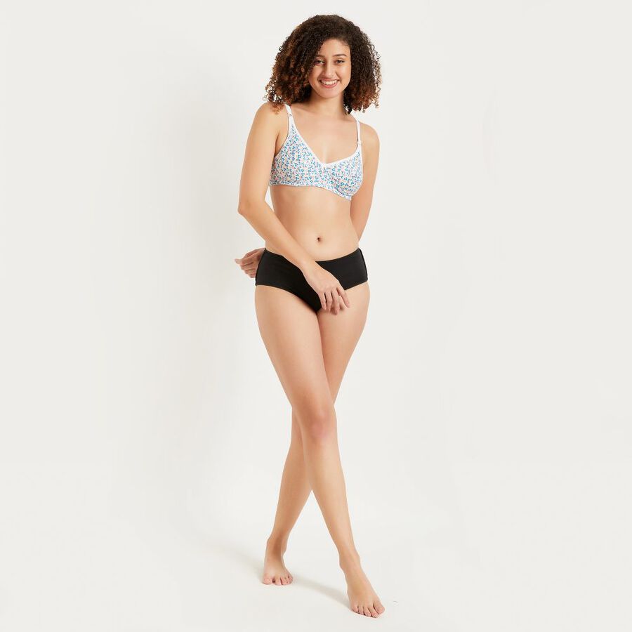 Ladies' Non-Padded Bra, Off White, large image number null