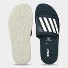 Men's Navy Blue Slip-On Slide Sandals, नेवी ब्लू, small