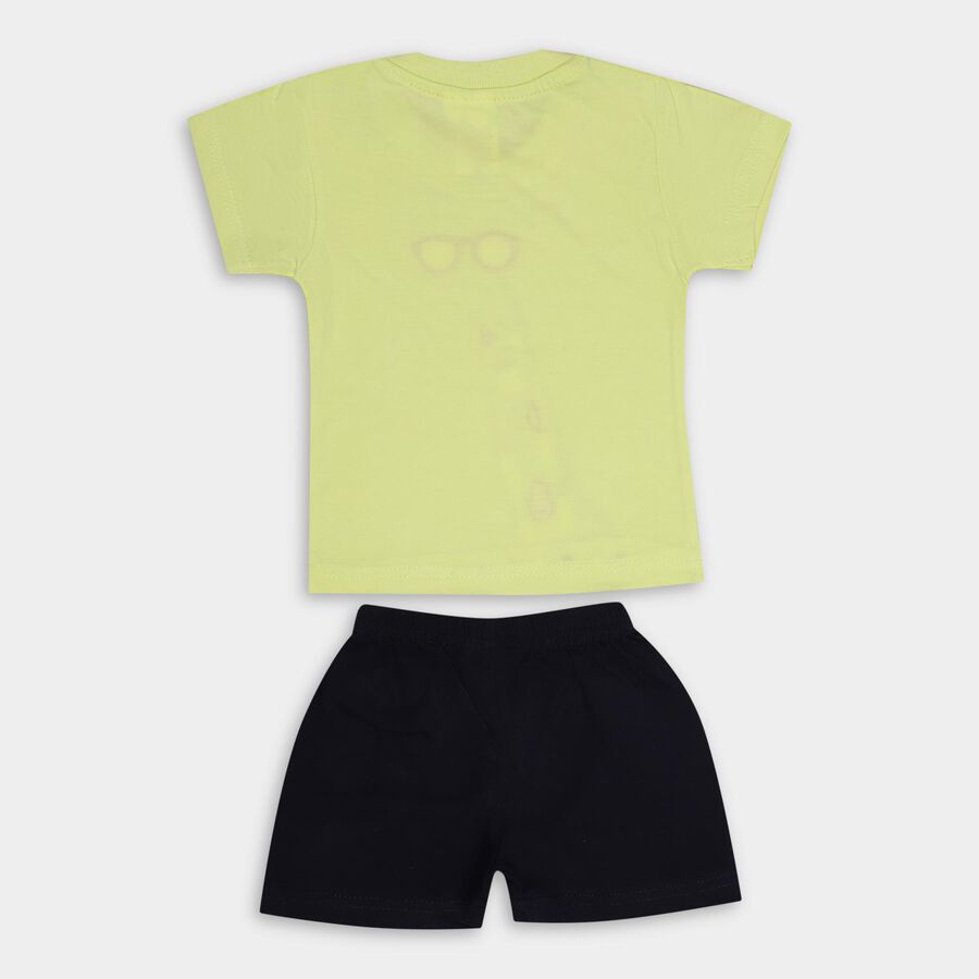 Infant Boys' 100% Cotton Baba Suit, पीला, large image number null