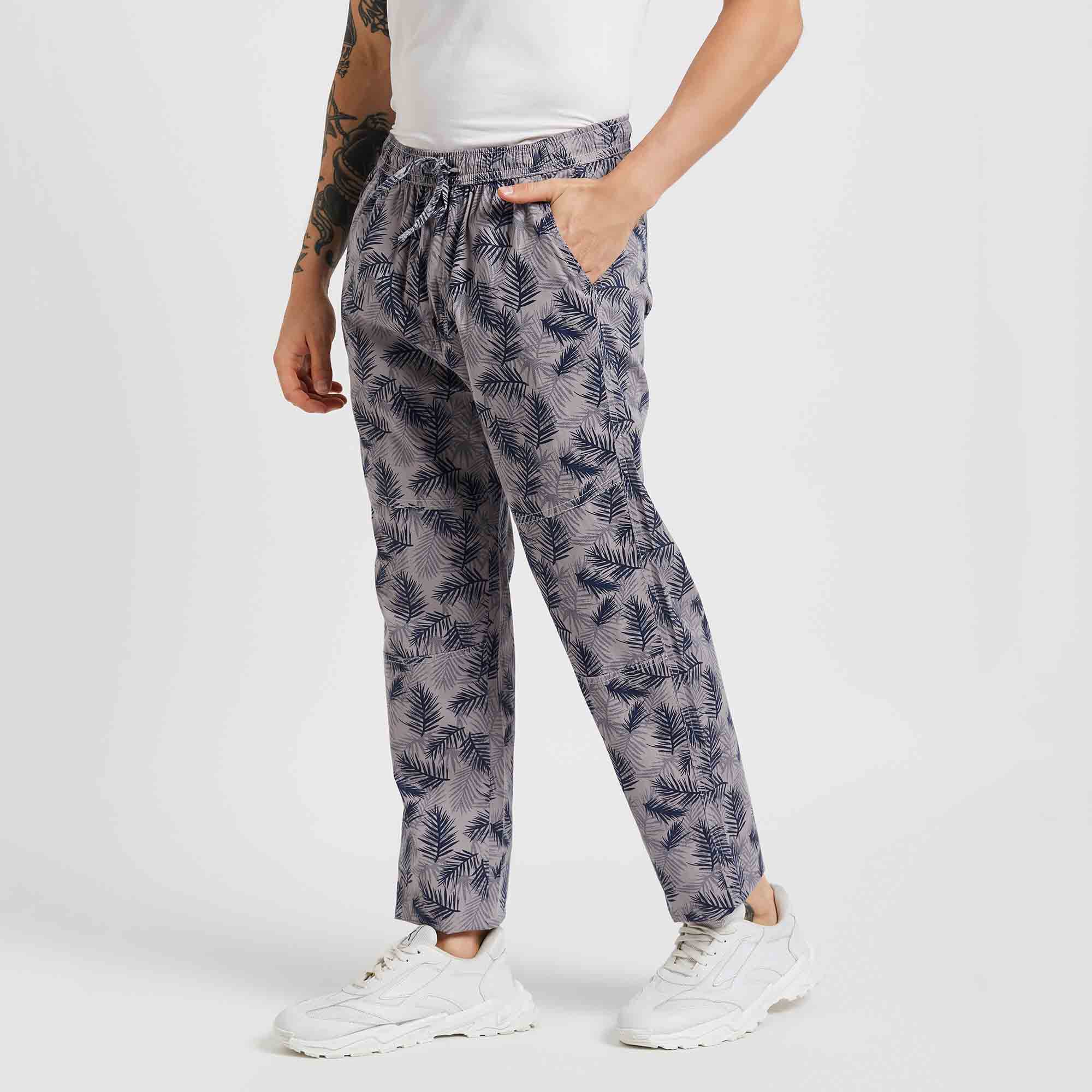 Patterned track hotsell pants