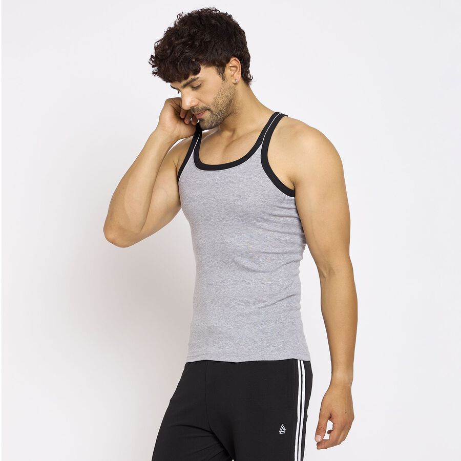 Men's Gym T-Shirt, मिश्रित हल्का ग्रे, large image number null