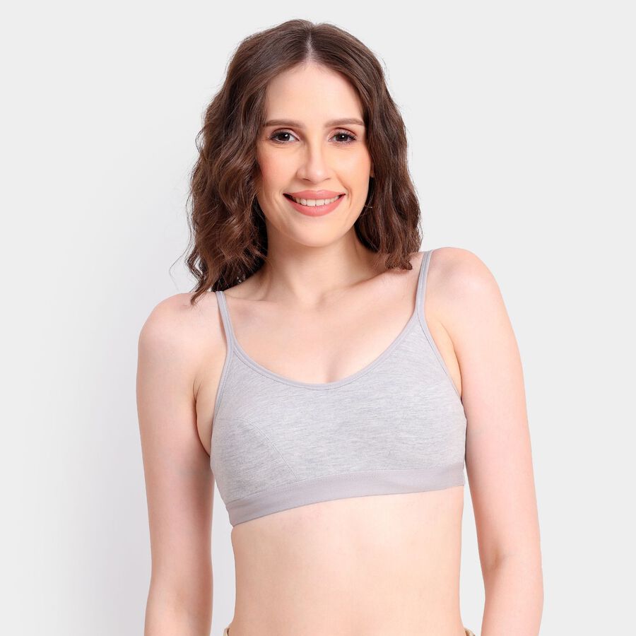 Ladies' Bra, मिश्रित हल्का ग्रे, large image number null