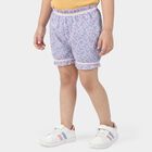Girls' Lilac Regular Fit Ruffled Bloomer, Lilac, small