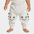 Infants Light Heather Grey Monster Print Cotton Blend Pyjama, Melange Light Grey, small image number null