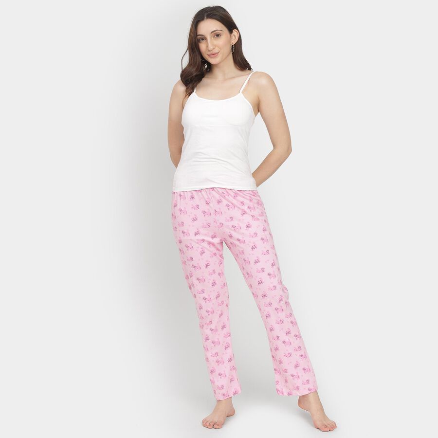 Ladies' 100% Cotton Pyjama, Light Pink, large image number null