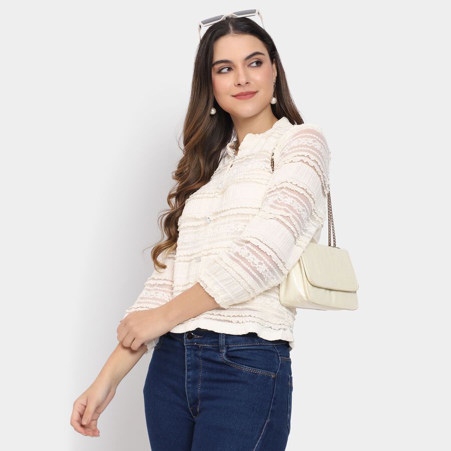 Ladies' Shirt , सफ़ेद, large image number null