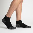 Men's Regular Fit Striped Pack of 3 Socks ( Charcoal, Grey, Black ), मिश्रित हल्का ग्रे, small