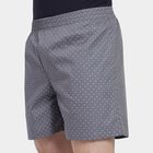 Men's 100% Cotton Boxers, Dark Grey, small