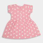 Infant Girls' 100% Cotton Frock , Light Pink, small image number null