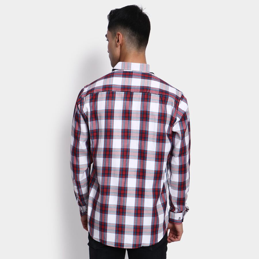 Men's Casual Shirt, लाल, large image number null
