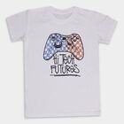 Boys' Half Sleeves T-Shirt, सफ़ेद, small image number null