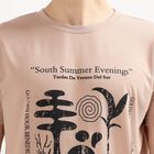 Men's Light Pink Round Neck Slim Fit Printed T-Shirt, Light Pink, small image number null