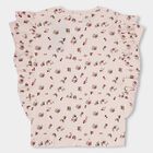 Girls' 100% Cotton T-Shirt , हल्का गुलाबी, small image number null