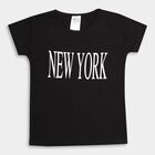 Girls' T-Shirt , काला, small image number null