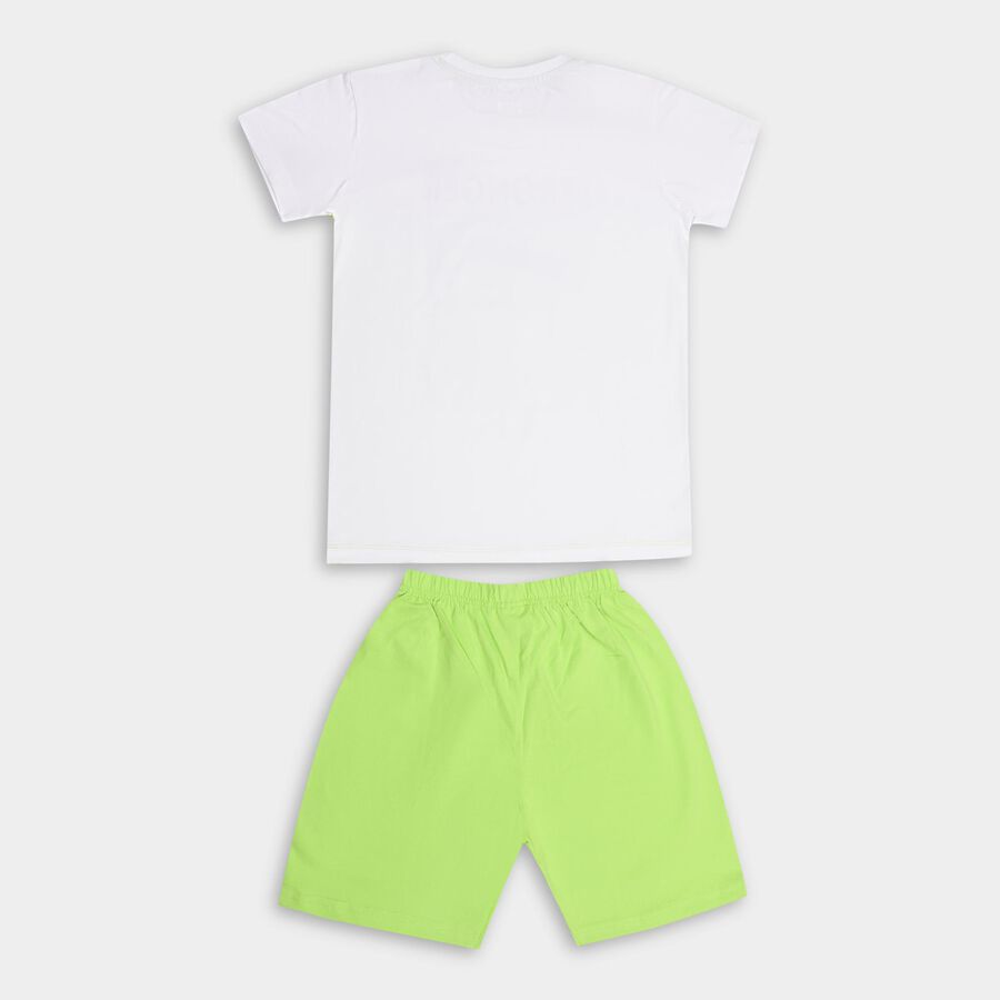 Boys' 100% Cotton Knit Baba Suit , Light Green, large