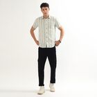 Men's 100% Cotton Casual Shirt, Light Green, small image number null