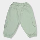 Infants' Light Sage Green Elasticated Cargo Trousers, Light Green, small image number null