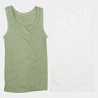 Boys Mint Green Cotton Round Neck Waistcoat Vest, हल्का हरा, small