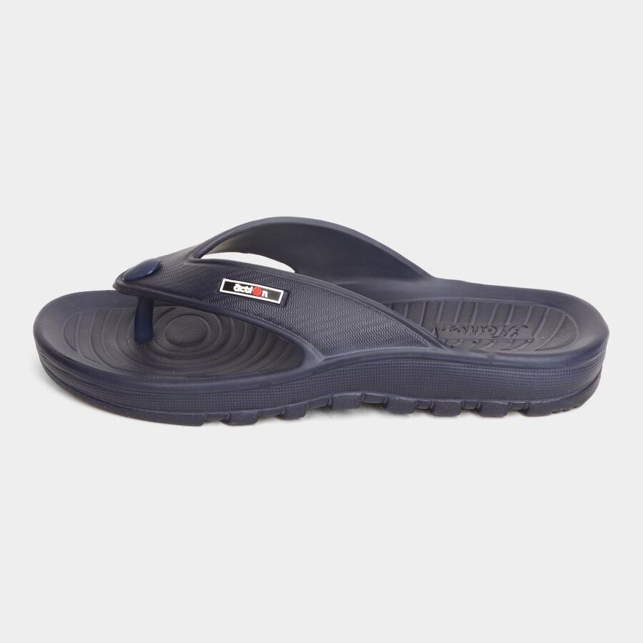 Men's Solid Floater, Blue, large image number null