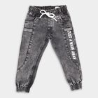 Boy's Jeans , काला, small image number null
