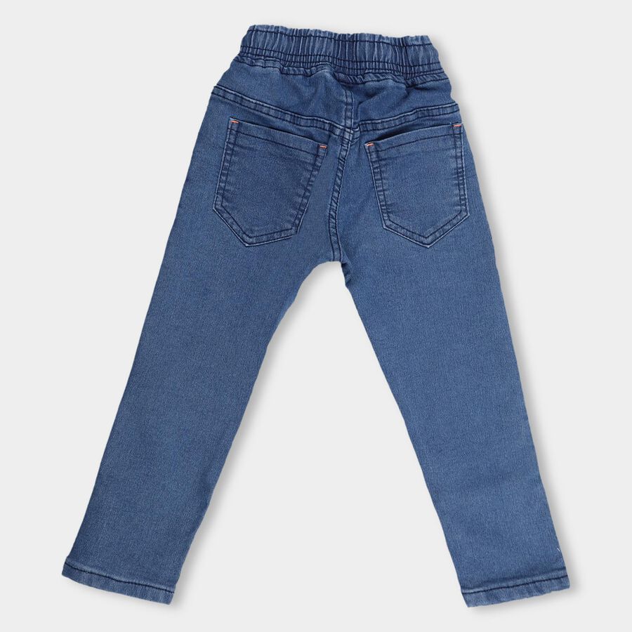 Boys' Jogger Jeans , Mid Blue, large image number null