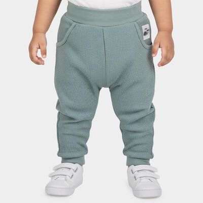 Infants Teal Jogger Waffle Knit Pyjama