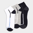 Men's Socks (Pack of 3), White, small